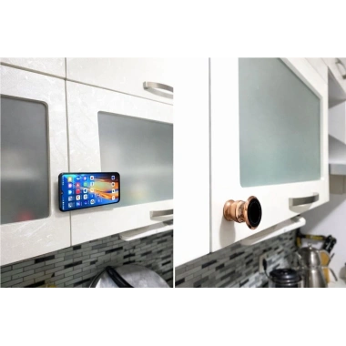 Metal Telefon Tutucu Torpidoya Yapışan Mıknatıslı - Stokta Olan Renk Gönderilir