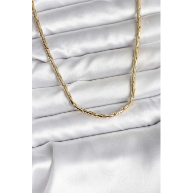 Mey İthalat® 14K Gold Renk Kaplama Model CM Kadın Kolye