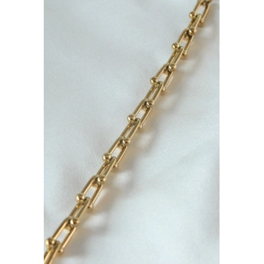 Mey İthalat® 316L Çelik Gold Renk Tifany Model Kadın Bileklik