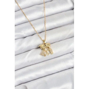 Mey İthalat® 316L Çelik Zincir Gold Renk Erkek Kız Model Kadın Kolye