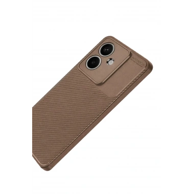 Mey İthalat®   A3 Kılıf Auto Focus Karbon Kapak - Kahverengi