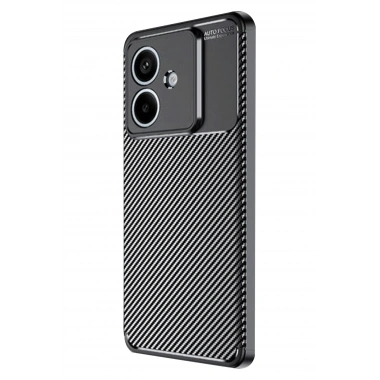 Mey İthalat®   A3 Kılıf Auto Focus Karbon Kapak - Siyah