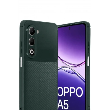 Mey İthalat®   A5 4G Auto Focus Karbon Kapak - Koyu Yeşil