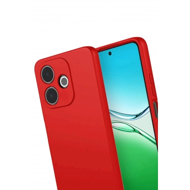 Mey İthalat®   A5 Pro 4G First Silikon - Kırmızı