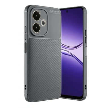 Mey İthalat®   A5 Pro 4G Kılıf Auto Focus Karbon Kapak - Gri