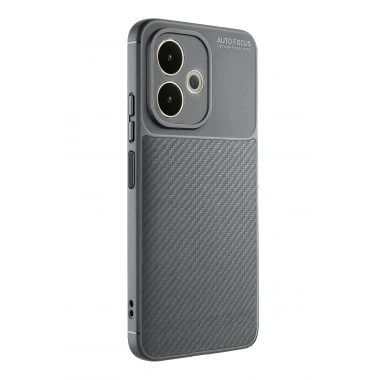 Mey İthalat®   A5 Pro 4G Kılıf Auto Focus Karbon Kapak - Gri