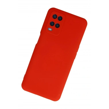 Mey İthalat®   A54 4G Kılıf Nano içi Kadife Silikon - Kırmızı