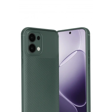 Mey İthalat®   A6 Pro 4G Auto Focus Karbon Kapak - Koyu Yeşil
