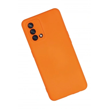 Mey İthalat®   A74 4G Kılıf Nano içi Kadife Silikon - Turuncu
