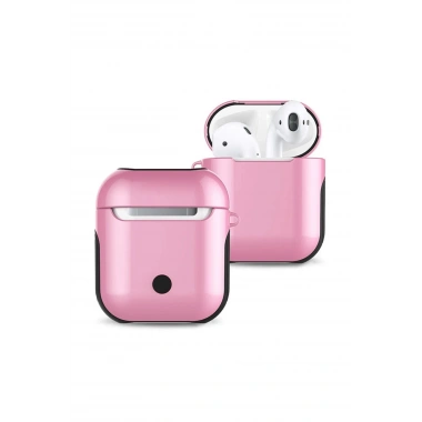 Mey İthalat® Airpods 2 (2.nesil) 3in1 Kılıf - Pembe