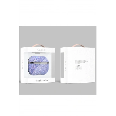 Mey İthalat®  Airpods 2 (2.nesil) Bright Simli Airpods Kapak - Gümüş