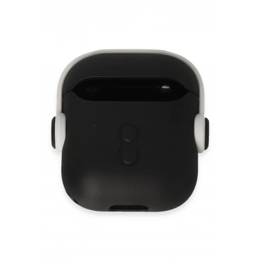 Mey İthalat® Airpods 2 (2.nesil) Cool Kılıf - Siyah-Beyaz