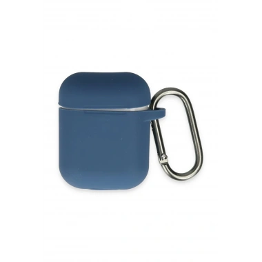 Mey İthalat® Airpods 2 (2.nesil) Hang Kılıf - Lacivert