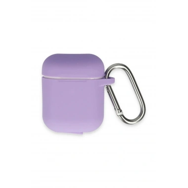 Mey İthalat®  Airpods 2 (2.nesil) Hang Kılıf - Lila