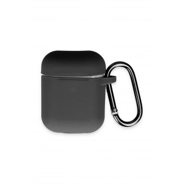 Mey İthalat® Airpods 2 (2.nesil) Hang Kılıf - Siyah