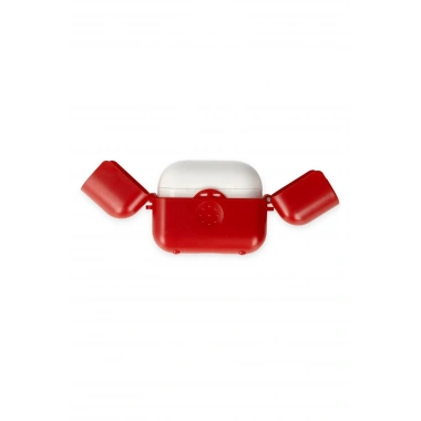 Mey İthalat® Airpods 3 (3.nesil) Basmalı Kılıf - Kırmızı