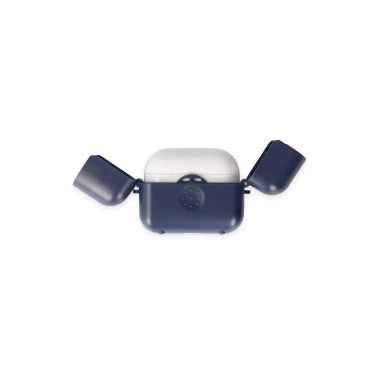 Mey İthalat® Airpods 3 (3.nesil) Basmalı Kılıf - Lacivert