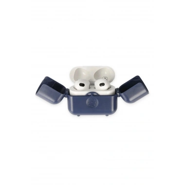 Mey İthalat® Airpods 3 (3.nesil) Basmalı Kılıf - Lacivert