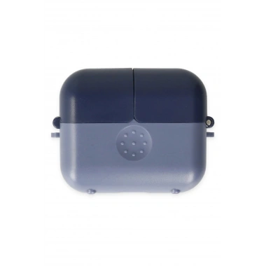 Mey İthalat® Airpods 3 (3.nesil) Basmalı Kılıf - Mavi-Lacivert