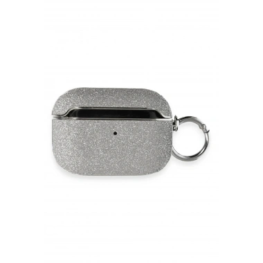 Mey İthalat®  Airpods 3 (3.nesil) Spell Simli Kılıf - Gümüş