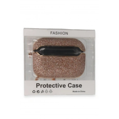 Mey İthalat® Airpods 3 (3.nesil) Spell Simli Kılıf - Rose Gold