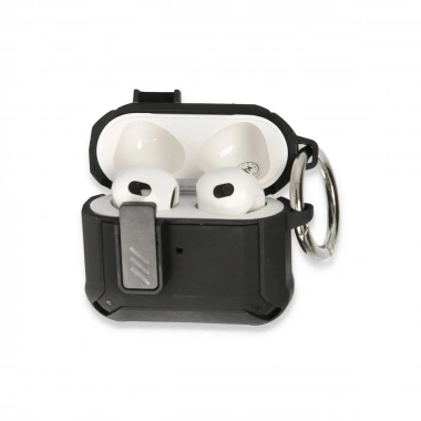 Mey İthalat® Airpods 3 (3.nesil) Truva Kılıf - Siyah