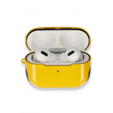 Mey İthalat® Airpods Pro (1.nesil) 3in1 Kılıf - Sarı