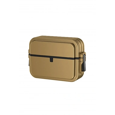 Mey İthalat® Airpods Pro 2 (2.nesil) 404 Kilitli Kılıf - Gold