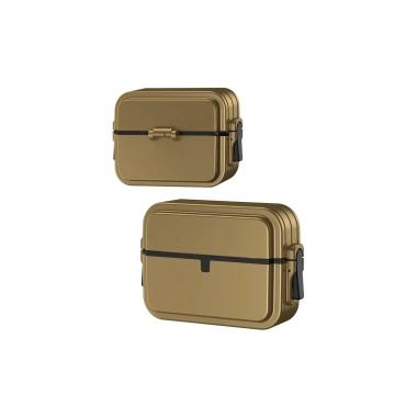 Mey İthalat® Airpods Pro 2 (2.nesil) 404 Kilitli Kılıf - Gold