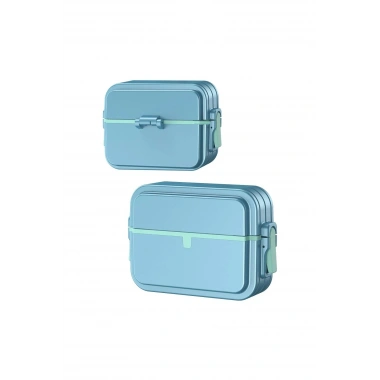 Mey İthalat® Airpods Pro 2 (2.nesil) 404 Kilitli Kılıf - Mavi