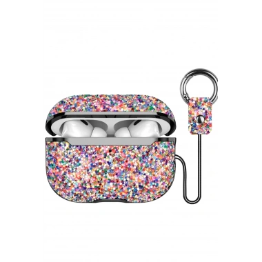 Mey İthalat®  Airpods Pro 2 (2.nesil) Bright Simli Airpods Kapak - Gold
