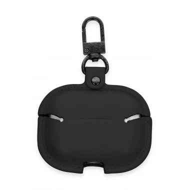 Mey İthalat®  Airpods Pro 2 (2.nesil) Çanta Deri Kılıf - Siyah