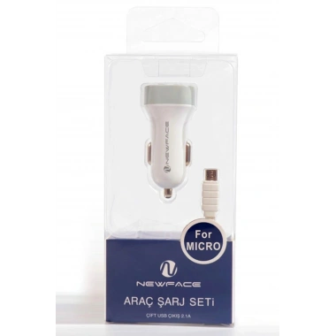 Mey İthalat® C17 Micro USB 2.1A Araç Şarjı
