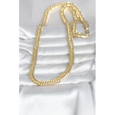 Mey İthalat® CM 14K Gold Renk Kalın Zincir Model 60 cm Kadın Kolye