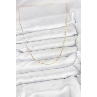 Mey İthalat® CM 14K Gold Renk Kesme Model 60 cm Kadın Kolye