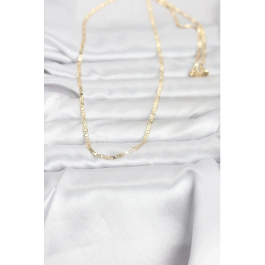 Mey İthalat® CM 14K Gold Renk Zincir Model 60 cm Kadın Kolye