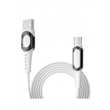 Mey İthalat®  DC01 Süper Hızlı Micro USB Kablo 1M 2.4A - Beyaz
