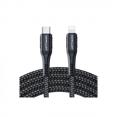 Mey İthalat® DC35 Type-C to Lightning Kablo 1MT - Siyah