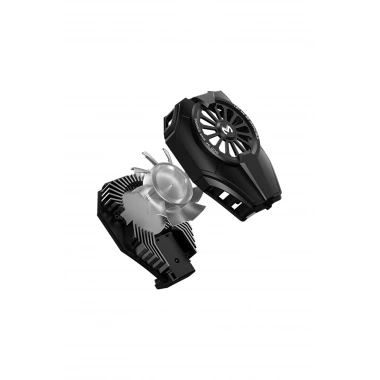 Mey İthalat®  DL06 RGB Radyatör Telefon Soğutucu Fan - Siyah