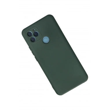 Mey İthalat®  General Mobile GM 21 Kılıf Nano içi Kadife Silikon - Koyu Yeşil