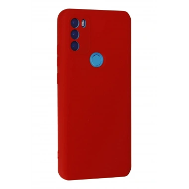 Mey İthalat®  General Mobile GM 21 Plus Kılıf Nano içi Kadife Silikon - Kırmızı