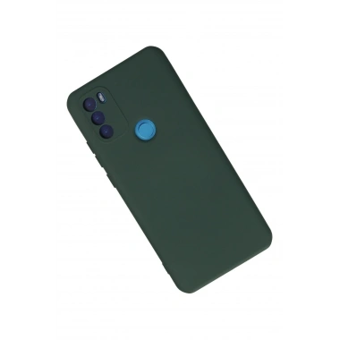 Mey İthalat®  General Mobile GM 21 Plus Kılıf Nano içi Kadife Silikon - Koyu Yeşil