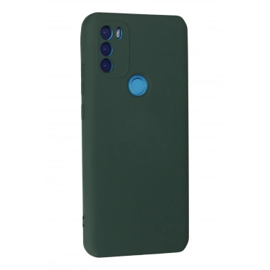 Mey İthalat®  General Mobile GM 21 Plus Kılıf Nano içi Kadife Silikon - Koyu Yeşil