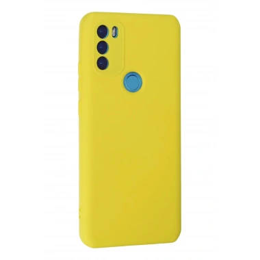 Mey İthalat®  General Mobile GM 21 Plus Kılıf Nano içi Kadife Silikon - Sarı