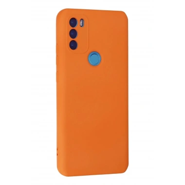 Mey İthalat®  General Mobile GM 21 Plus Kılıf Nano içi Kadife Silikon - Turuncu