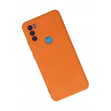 Mey İthalat®  General Mobile GM 21 Plus Kılıf Nano içi Kadife Silikon - Turuncu