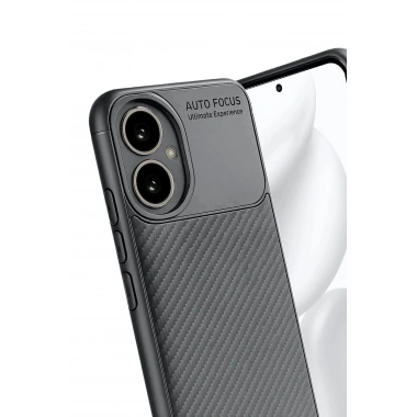 Mey İthalat®  Honor 400 Kılıf Auto Focus Karbon Kapak - Gri