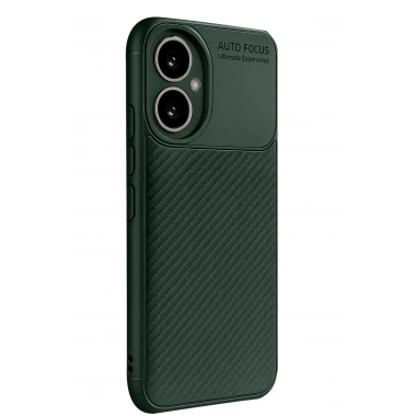 Mey İthalat®  Honor 400 Kılıf Auto Focus Karbon Kapak - Koyu Yeşil