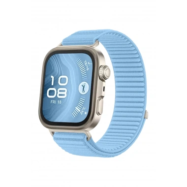 Mey İthalat®  Huawei Fit 4 Braid Kordon - Açık Mavi
