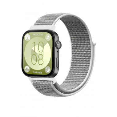 Mey İthalat® Huawei Fit 4 Hasırlı Cırtcırtlı Kordon - Beyaz